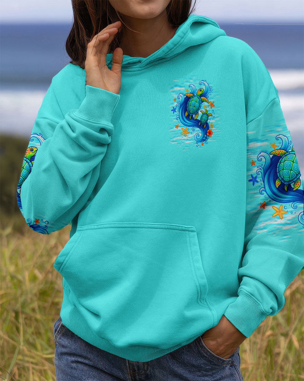 BLISSCORNERS SALTY BUT SWEET TURTLE  ALL OVER PRINT