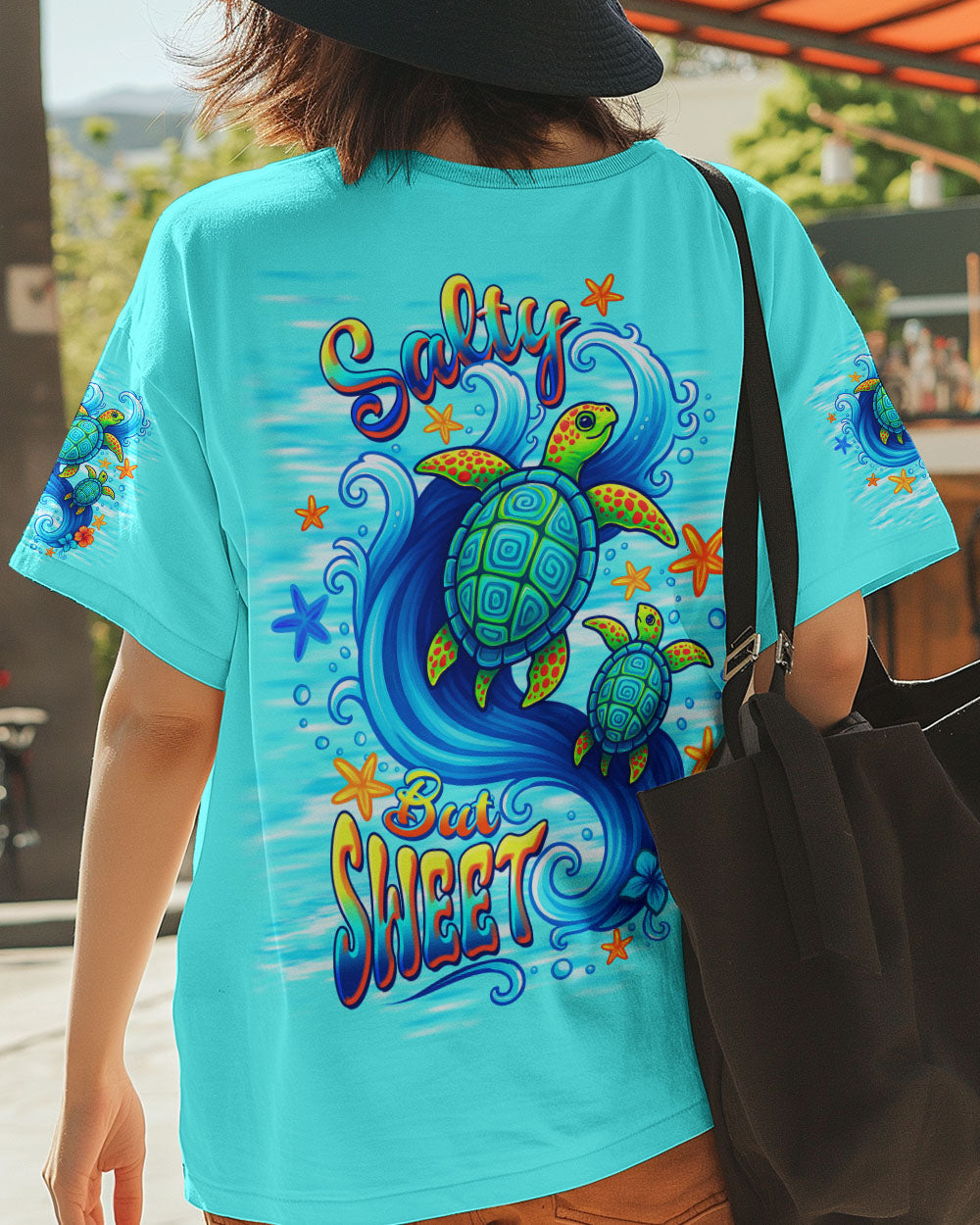 BLISSCORNERS SALTY BUT SWEET TURTLE  ALL OVER PRINT