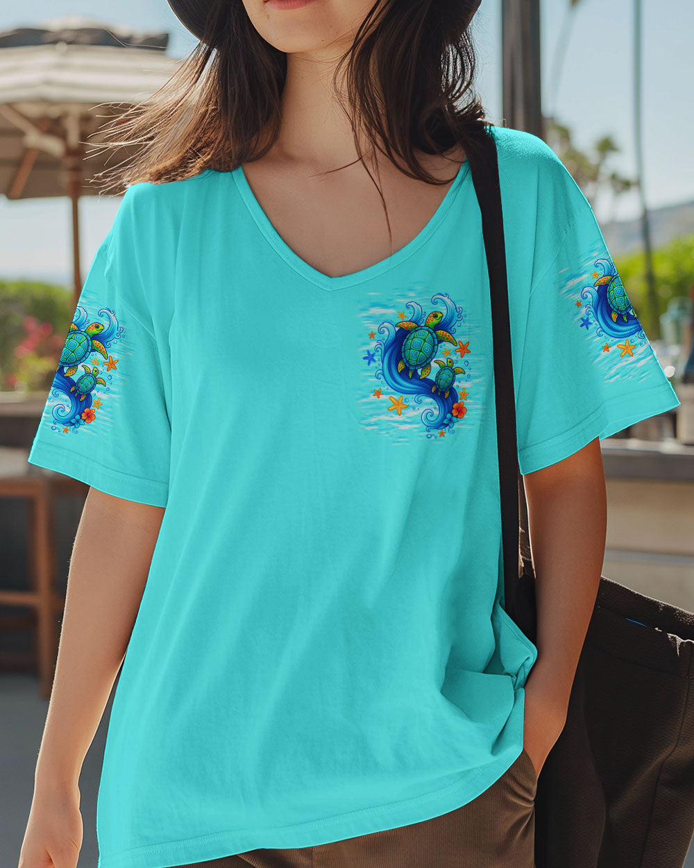 BLISSCORNERS SALTY BUT SWEET TURTLE  ALL OVER PRINT