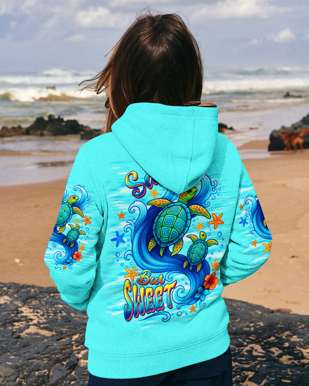 BLISSCORNERS SALTY BUT SWEET TURTLE  ALL OVER PRINT
