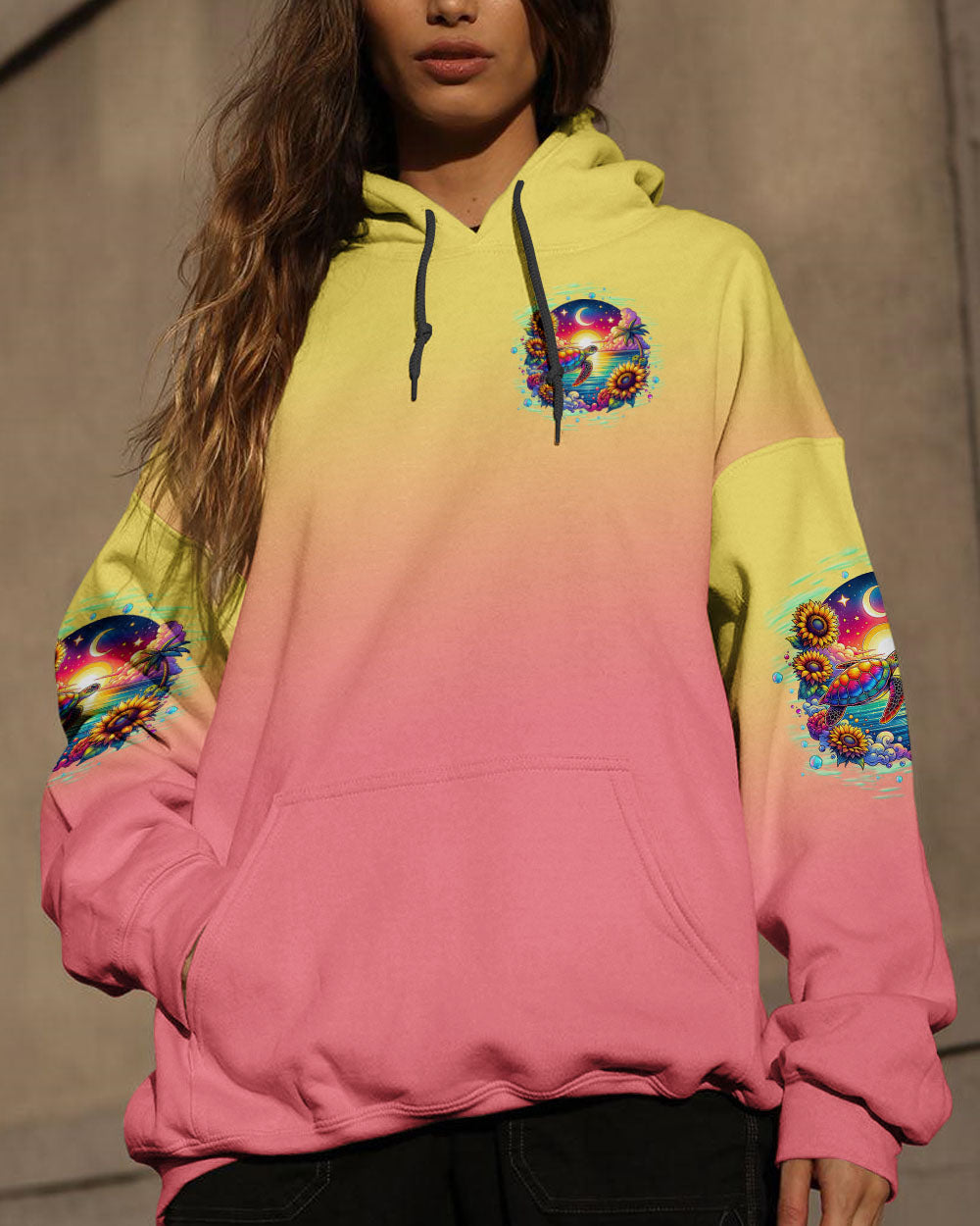 BLISSCORNERS SALTWATER HEALS EVERYTHING TURTLE ALL OVER PRINT
