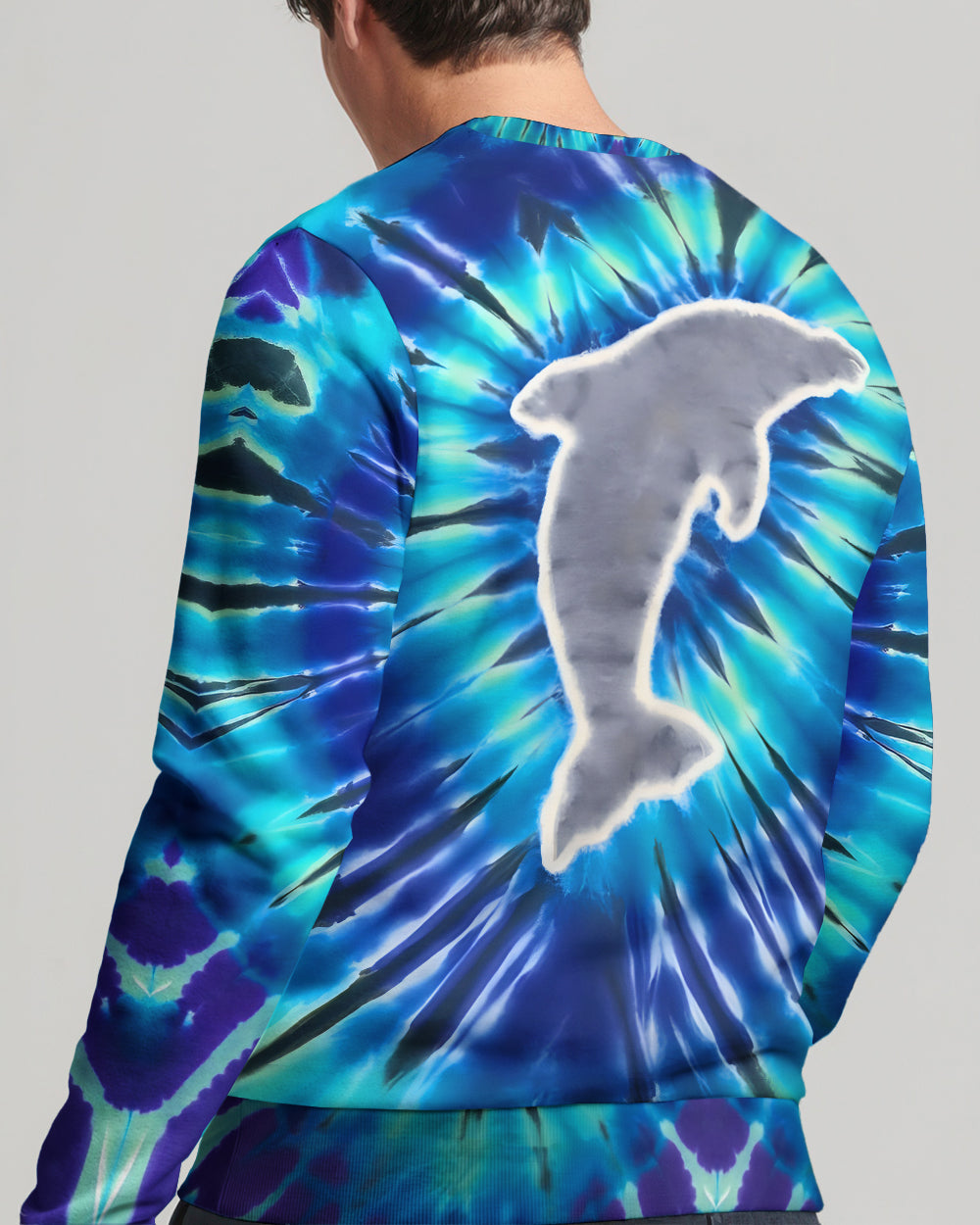 BLISSCORNERS DOLPHIN TIE DYE  ALL OVER PRINT