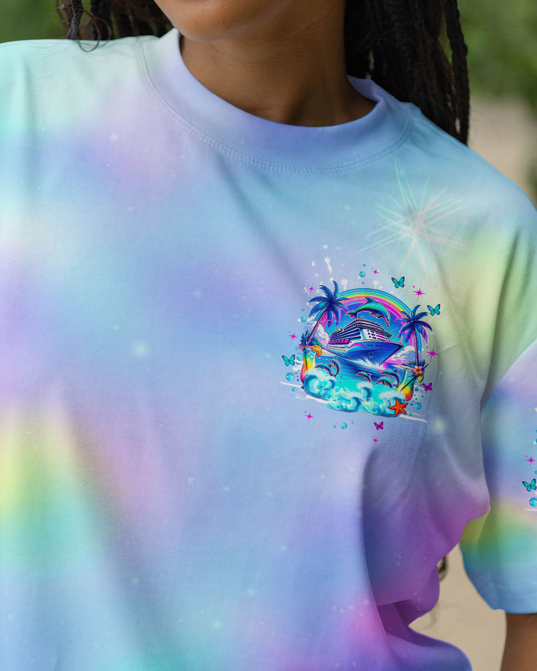 BLISSCORNERS SALTWATER HEALS EVERYTHING DOLPHIN CRUISE ALL OVER PRINT