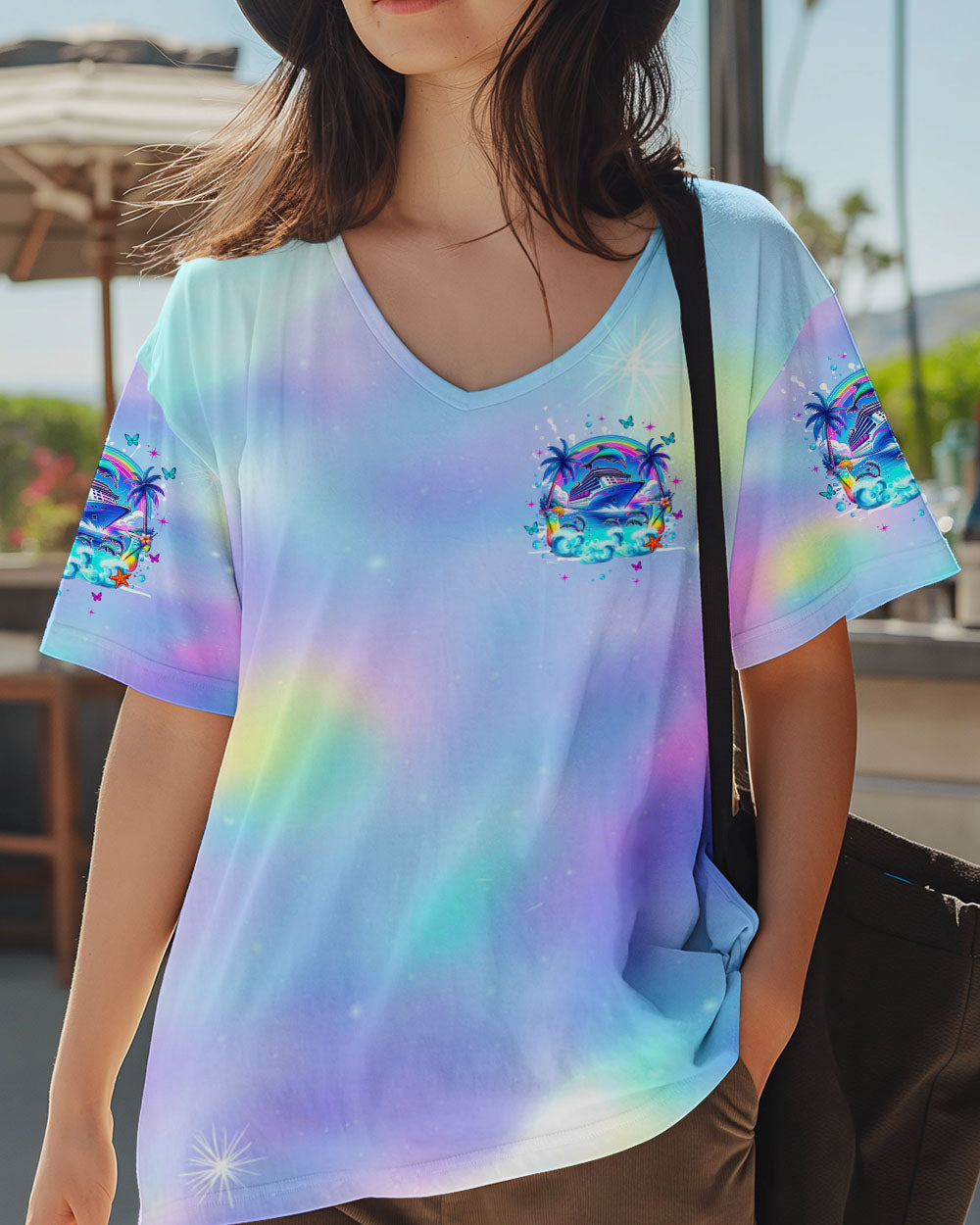 BLISSCORNERS SALTWATER HEALS EVERYTHING DOLPHIN CRUISE ALL OVER PRINT