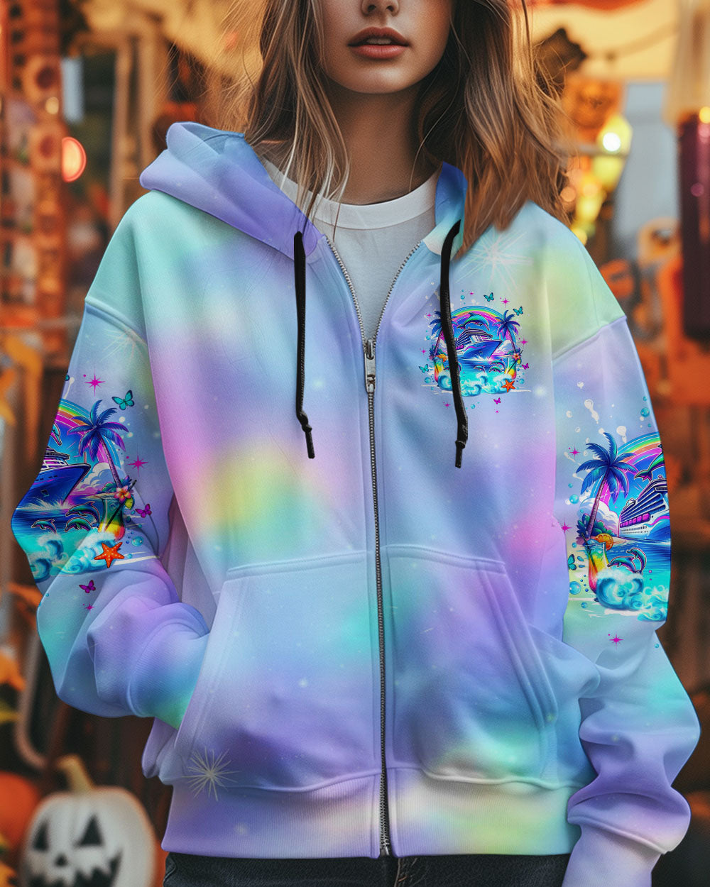 BLISSCORNERS SALTWATER HEALS EVERYTHING DOLPHIN CRUISE ALL OVER PRINT