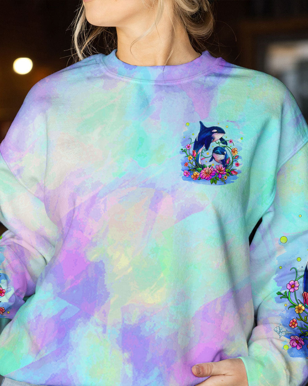 BLISSCORNERS LIVE IN THE SUNSHINE DOLPHIN ALL OVER PRINT