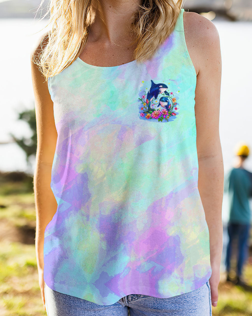 BLISSCORNERS LIVE IN THE SUNSHINE DOLPHIN ALL OVER PRINT