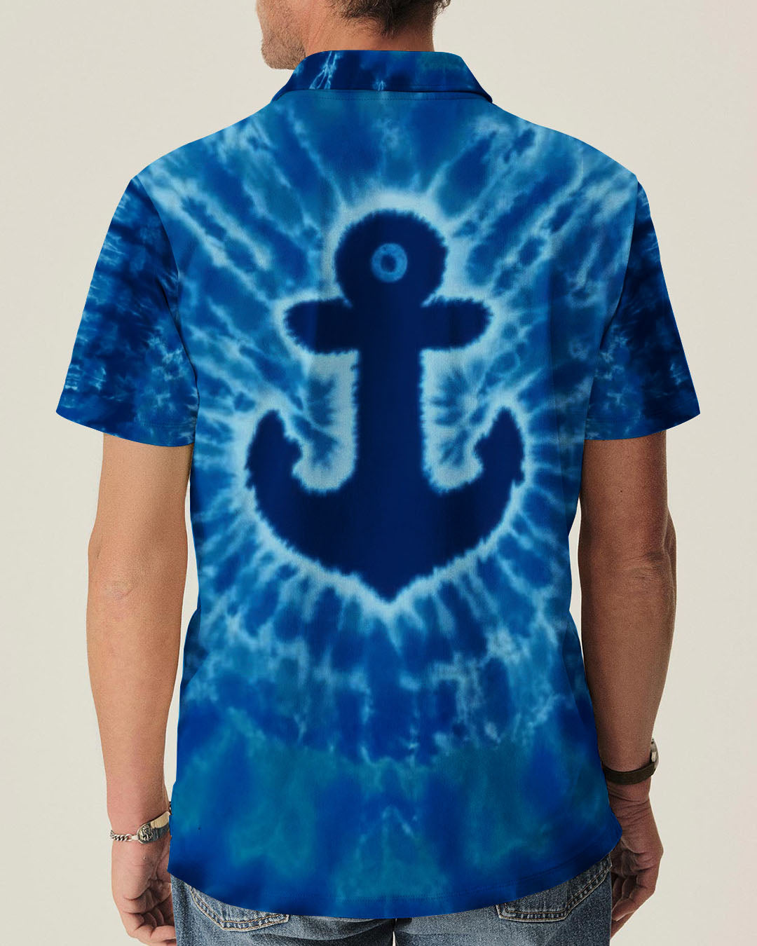 BLISSCORNERS ANCHOR TIE DYE  ALL OVER PRINT