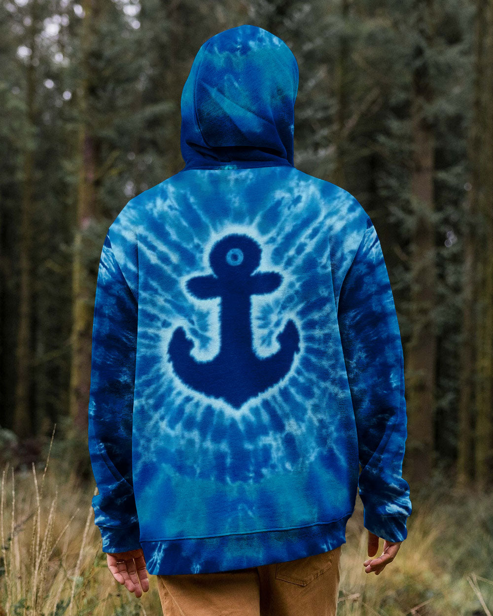 BLISSCORNERS ANCHOR TIE DYE  ALL OVER PRINT
