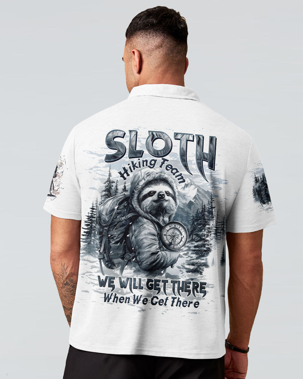 BLISSCORNERS SLOTH HIKING TEAM ALL OVER PRINT