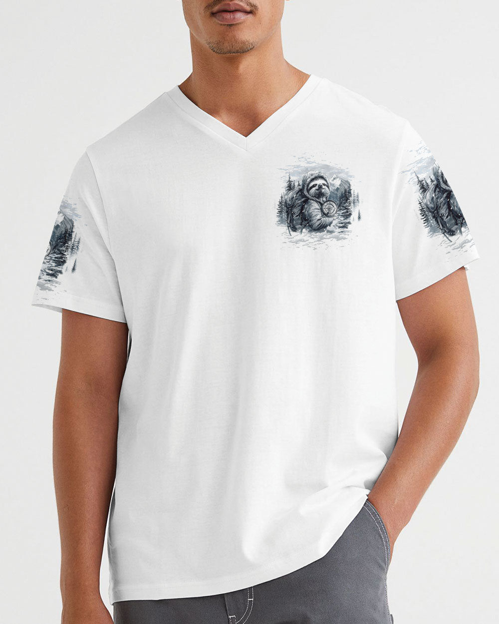 BLISSCORNERS SLOTH HIKING TEAM ALL OVER PRINT
