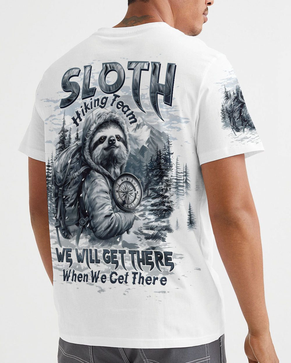 BLISSCORNERS SLOTH HIKING TEAM ALL OVER PRINT