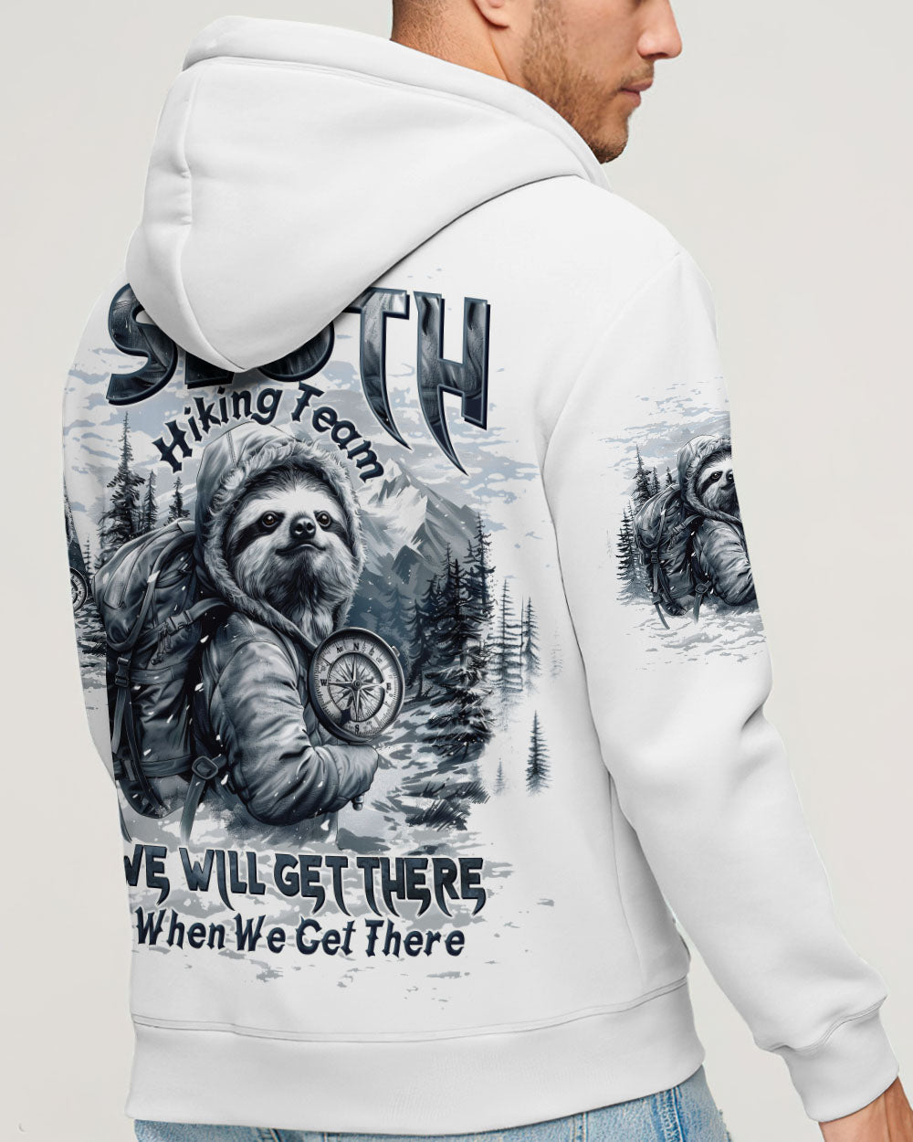 BLISSCORNERS SLOTH HIKING TEAM ALL OVER PRINT