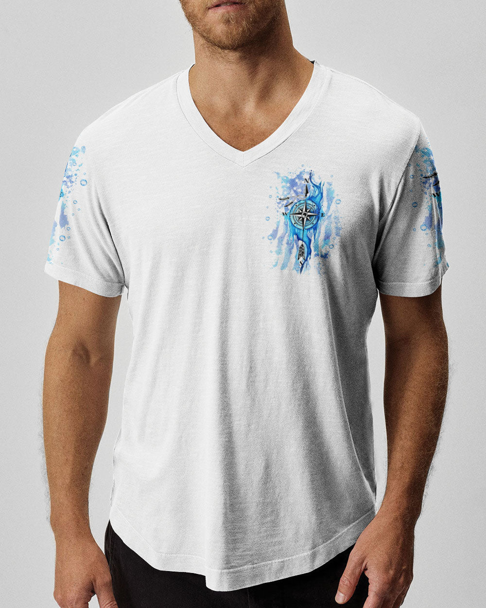 BLISSCORNERS NOT ALL WHO WANDER ARE LOST COMPASS ALL OVER PRINT
