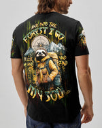 BLISSCORNERS AND INTO THE FOREST I GO SLOTH ALL OVER PRINT