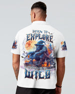 BLISSCORNERS BORN TO EXPLORE DESTINED TO BE WILD BIGFOOT HALLOWEEN ALL OVER PRINT