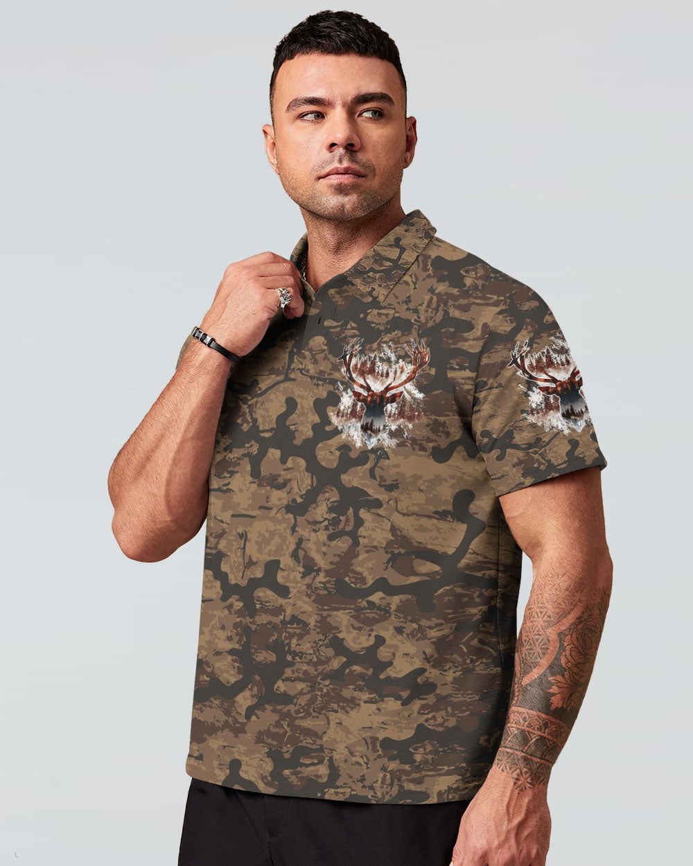 BLISSCORNERS THE CLOSER I GET TO NATURE DEER HUNTING ALL OVER PRINT -  TLTW1911244