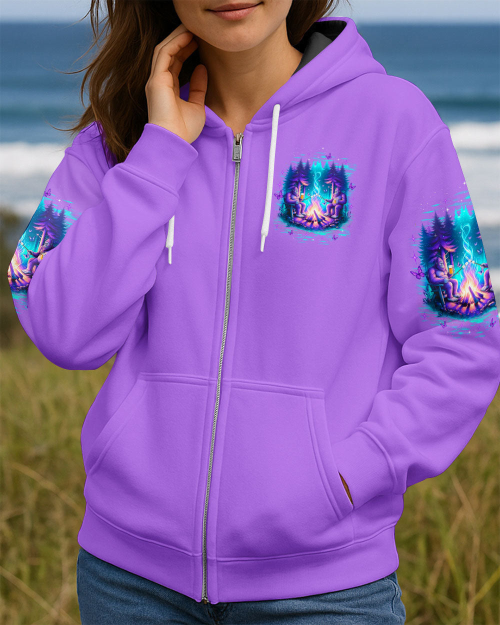 BLISSCORNERS MAKING MEMORIES ONE CAMPFIRE AT A TIME BIGFOOT ALL OVER PRINT -  TLTW1911253
