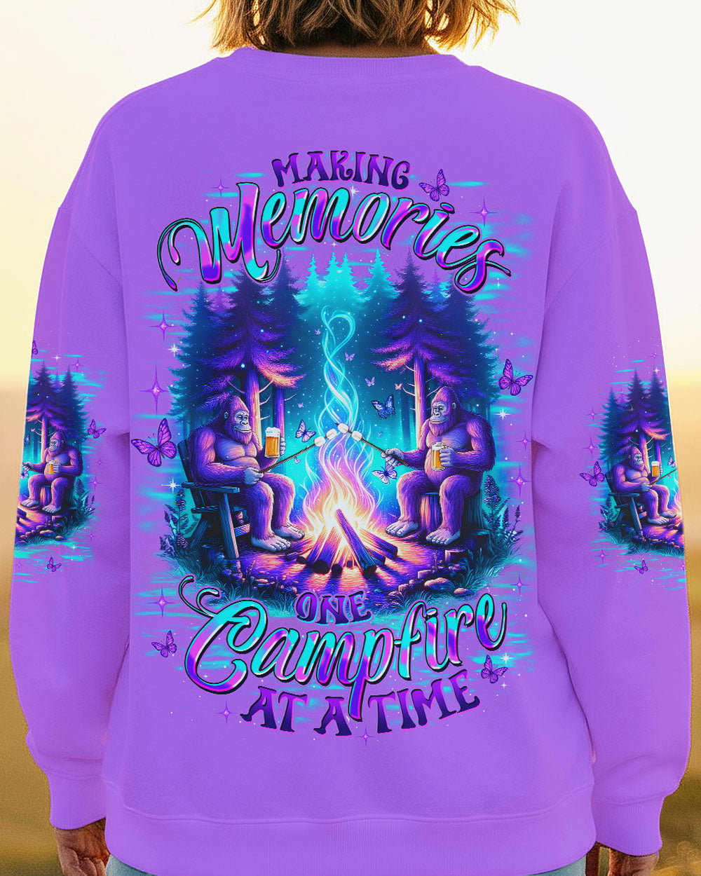 BLISSCORNERS MAKING MEMORIES ONE CAMPFIRE AT A TIME BIGFOOT ALL OVER PRINT -  TLTW1911253