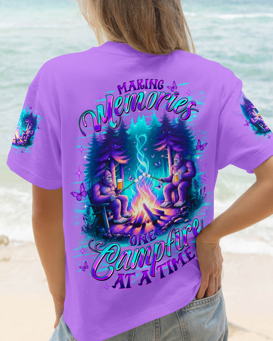 BLISSCORNERS MAKING MEMORIES ONE CAMPFIRE AT A TIME BIGFOOT ALL OVER PRINT -  TLTW1911253