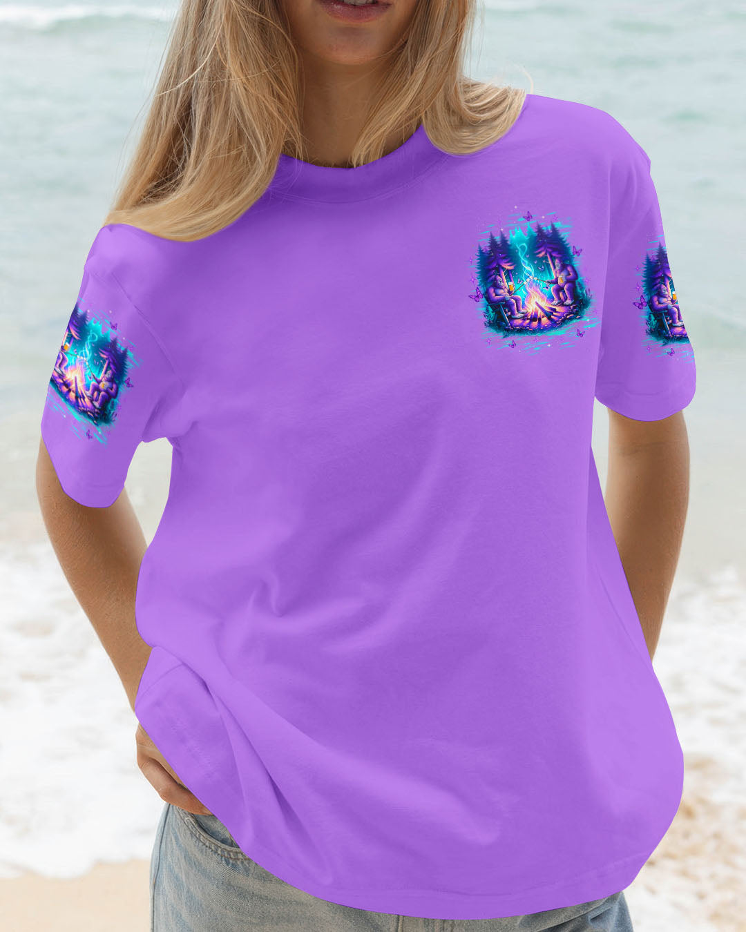 BLISSCORNERS MAKING MEMORIES ONE CAMPFIRE AT A TIME BIGFOOT ALL OVER PRINT -  TLTW1911253
