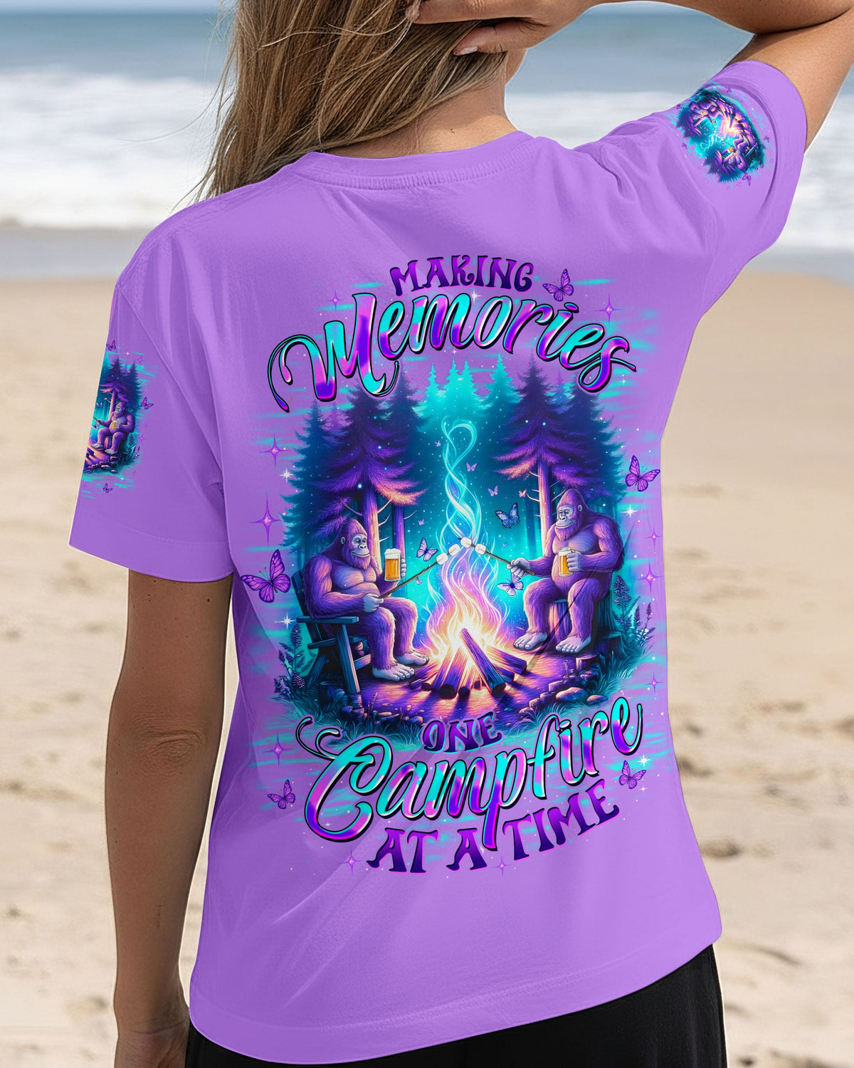 BLISSCORNERS MAKING MEMORIES ONE CAMPFIRE AT A TIME BIGFOOT ALL OVER PRINT -  TLTW1911253
