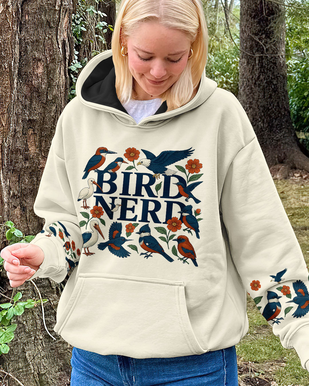 BLISSCORNERS BIRD NERD ALL OVER PRINT