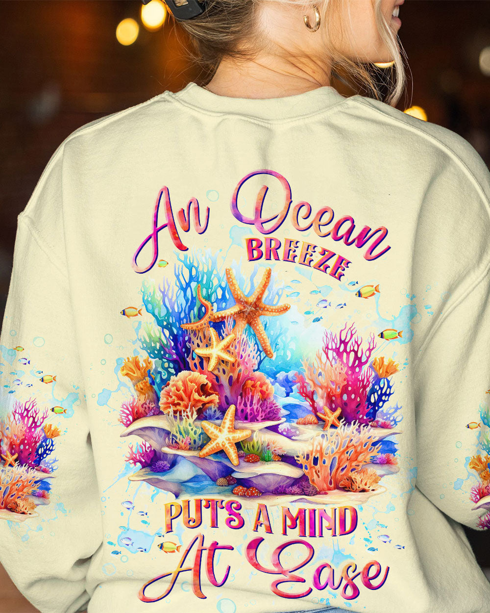 BLISSCORNERS AN OCEAN BREEZE ALL OVER PRINT