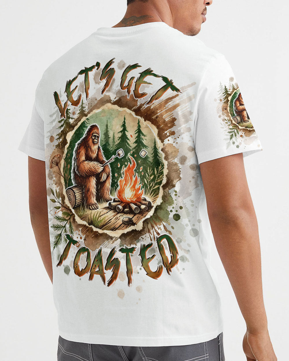 BLISSCORNERS LET'S GET TOASTED BIGFOOT ALL OVER PRINT