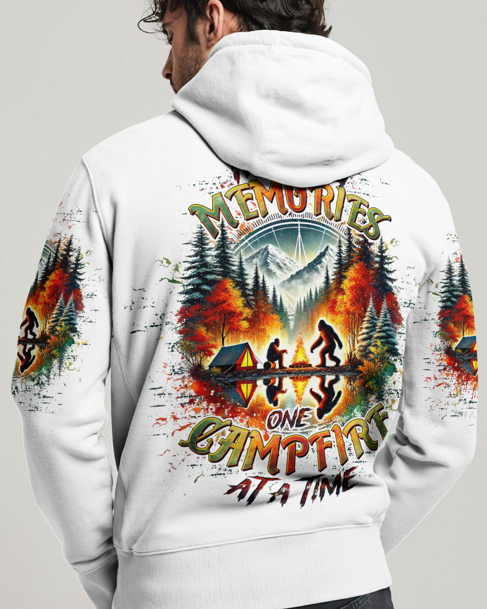 BLISSCORNERS MAKING MEMORIES ONE CAMPFIRE AT A TIME BIGFOOT ALL OVER PRINT