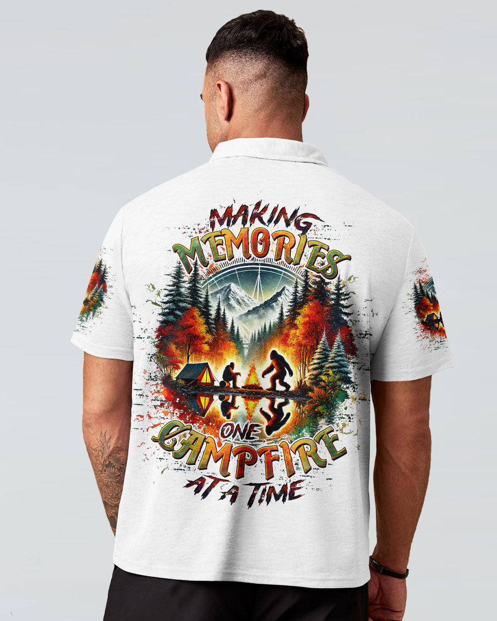 BLISSCORNERS MAKING MEMORIES ONE CAMPFIRE AT A TIME BIGFOOT ALL OVER PRINT