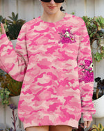BLISSCORNERS PRETTY IN PINK HUNTING CAMO HALLOWEEN ALL OVER PRINT -TLTW2309253