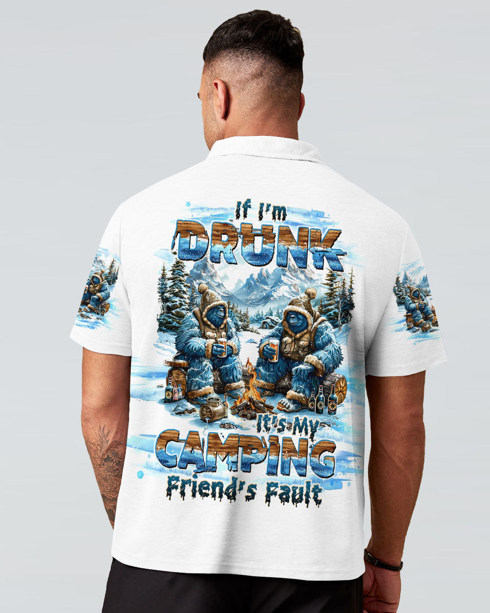 BLISSCORNERS IF I'M DRUNK BIGFOOT ALL OVER PRINT