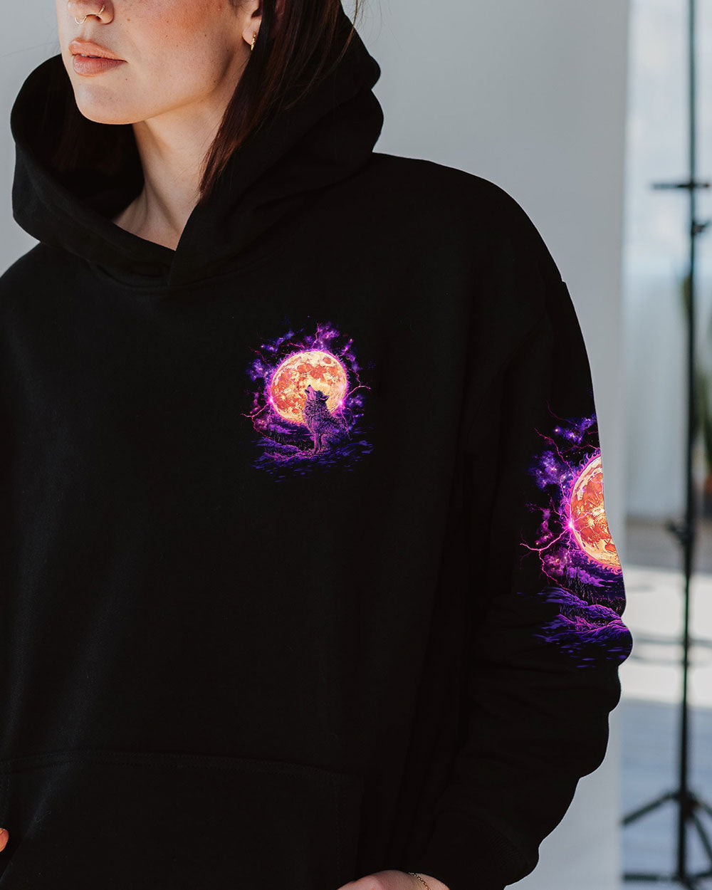BLISSCORNERS MY SPIRIT ANIMAL IS A WOLF ALL OVER PRINT