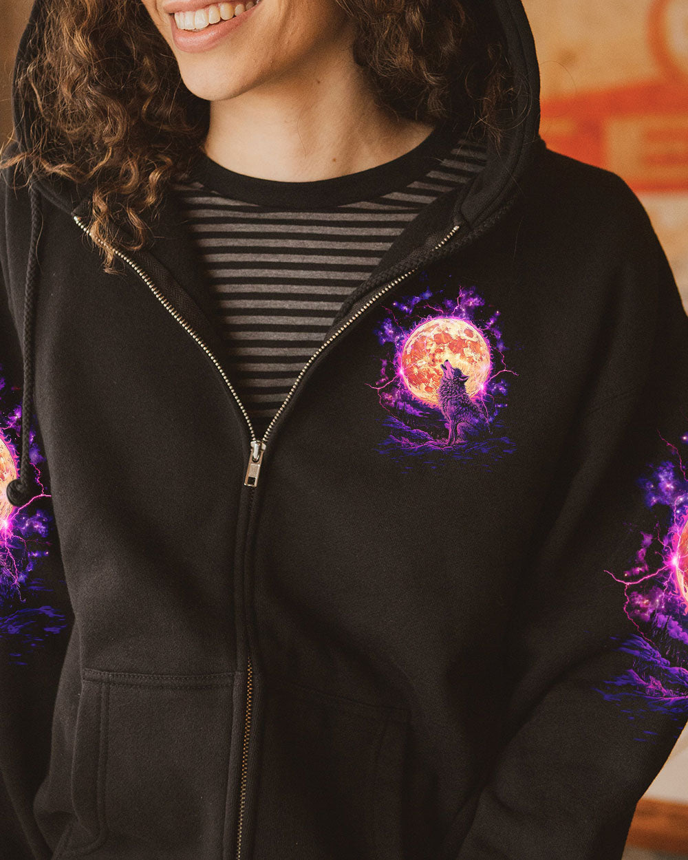 BLISSCORNERS MY SPIRIT ANIMAL IS A WOLF ALL OVER PRINT