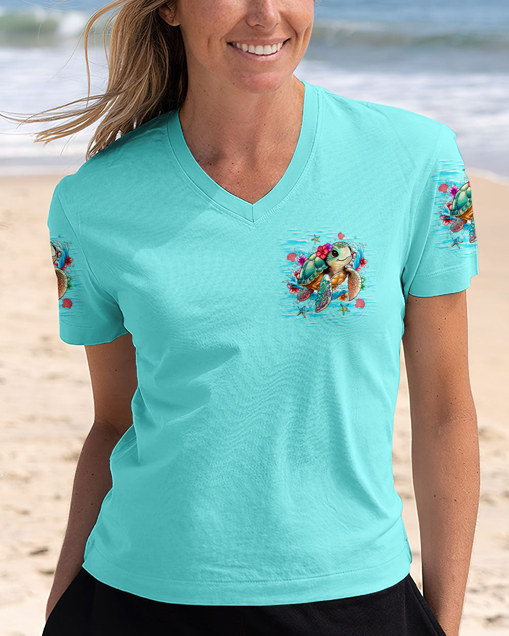 BLISSCORNERS SALTY BUT SWEET TURTLE ALL OVER PRINT