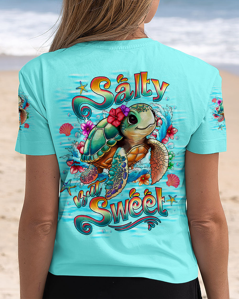 BLISSCORNERS SALTY BUT SWEET TURTLE ALL OVER PRINT