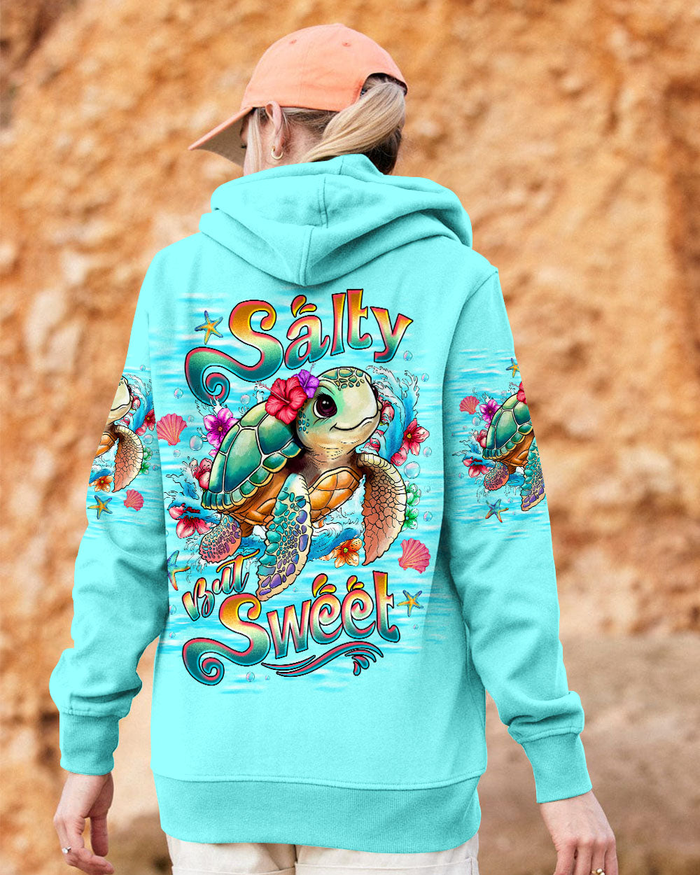 BLISSCORNERS SALTY BUT SWEET TURTLE ALL OVER PRINT