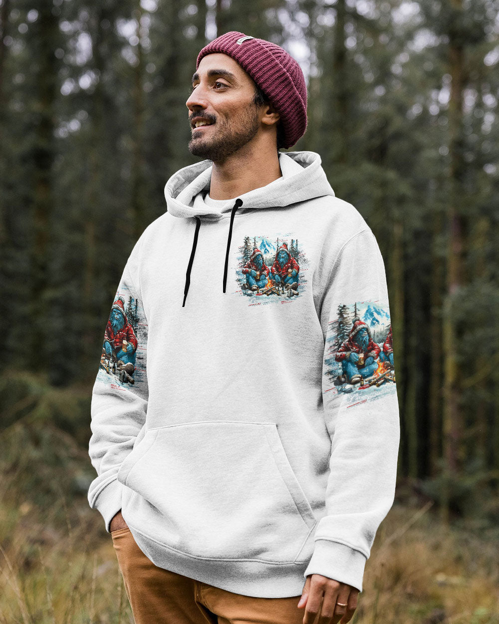 BLISSCORNERS MAKING MEMORIES ONE CAMPFIRE AT A TIME BIGFOOT  ALL OVER PRINT