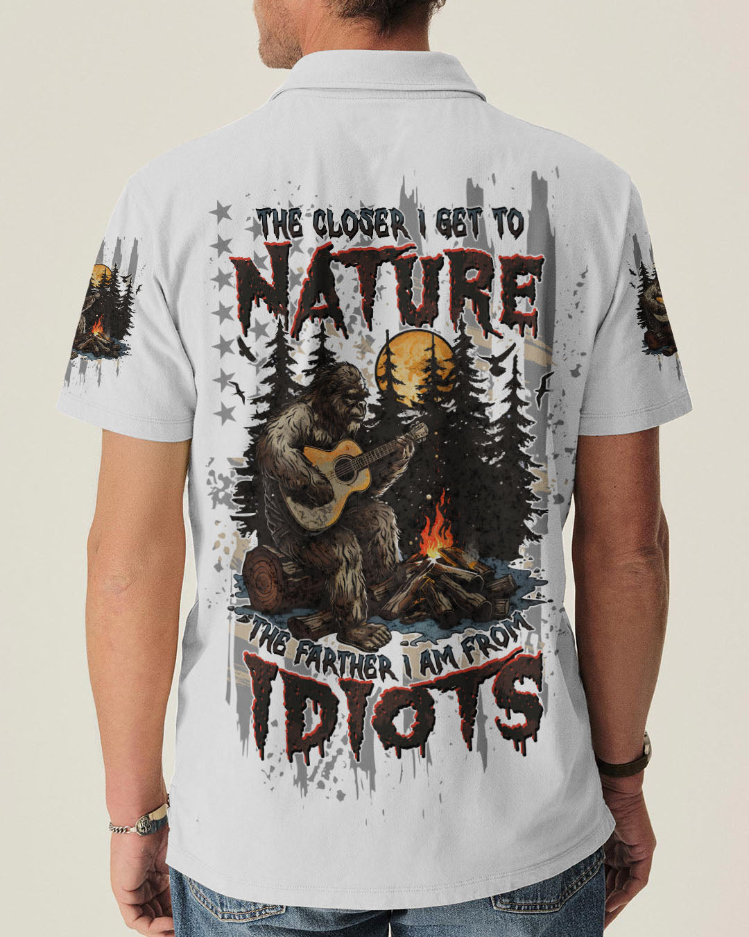 BLISSCORNERS THE CLOSER I GET TO NATURE BIGFOOT ALL OVER PRINT