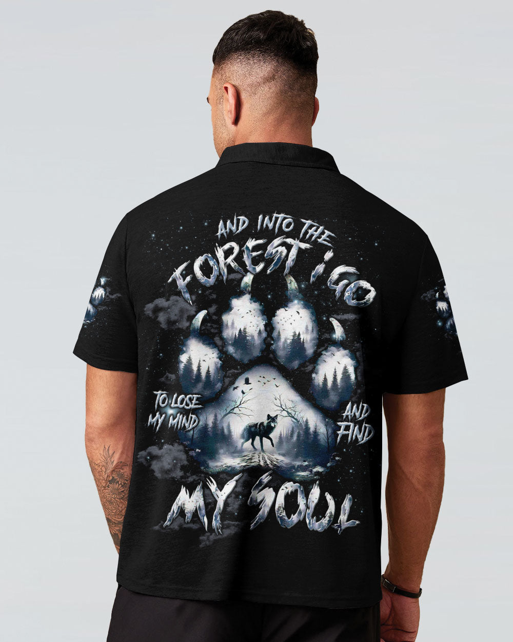 BLISSCORNERS AND INTO THE FOREST I GO WOLF ALL OVER PRINT
