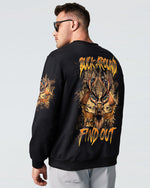 BLISSCORNERS BUCK AROUND AND FIND OUT DEER HUNTING ALL OVER PRINT