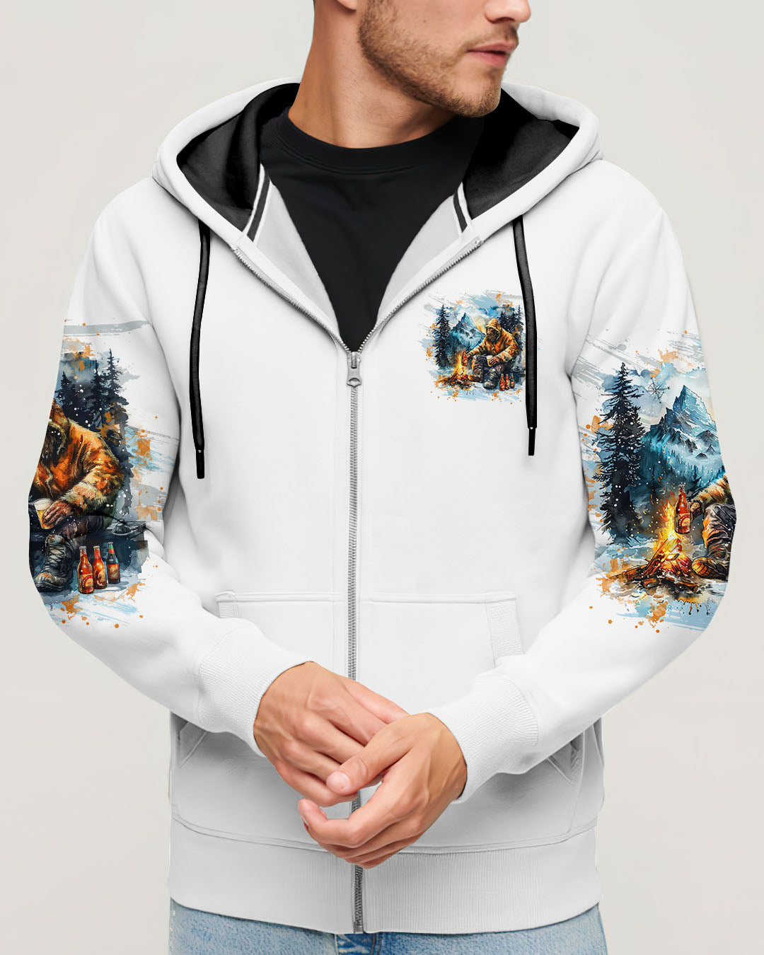 BLISSCORNERS MAKING MEMORIES ONE CAMPFIRE AT A TIME BIGFOOT  ALL OVER PRINT