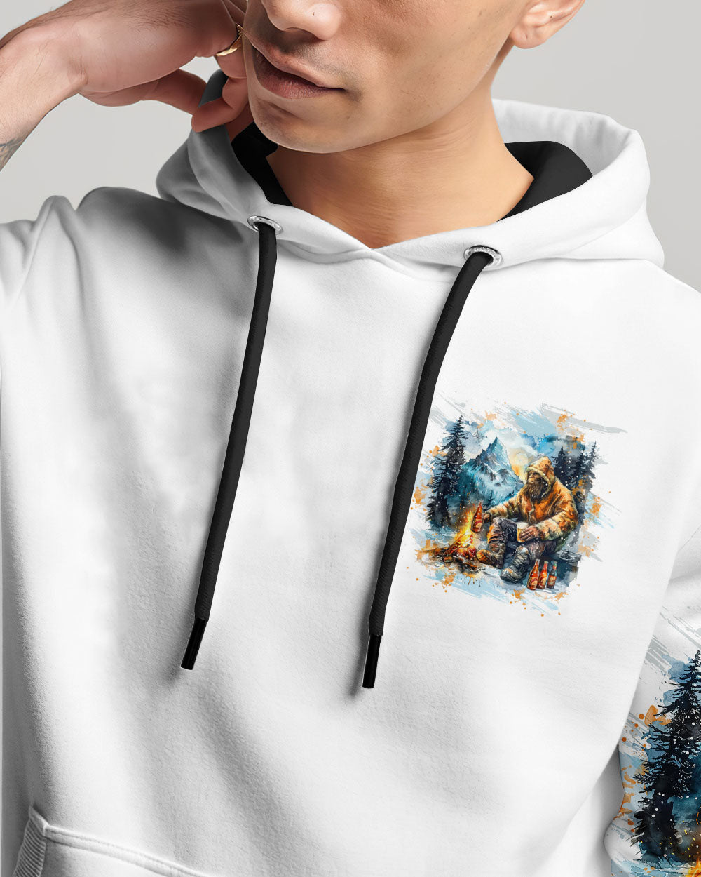 BLISSCORNERS MAKING MEMORIES ONE CAMPFIRE AT A TIME BIGFOOT  ALL OVER PRINT