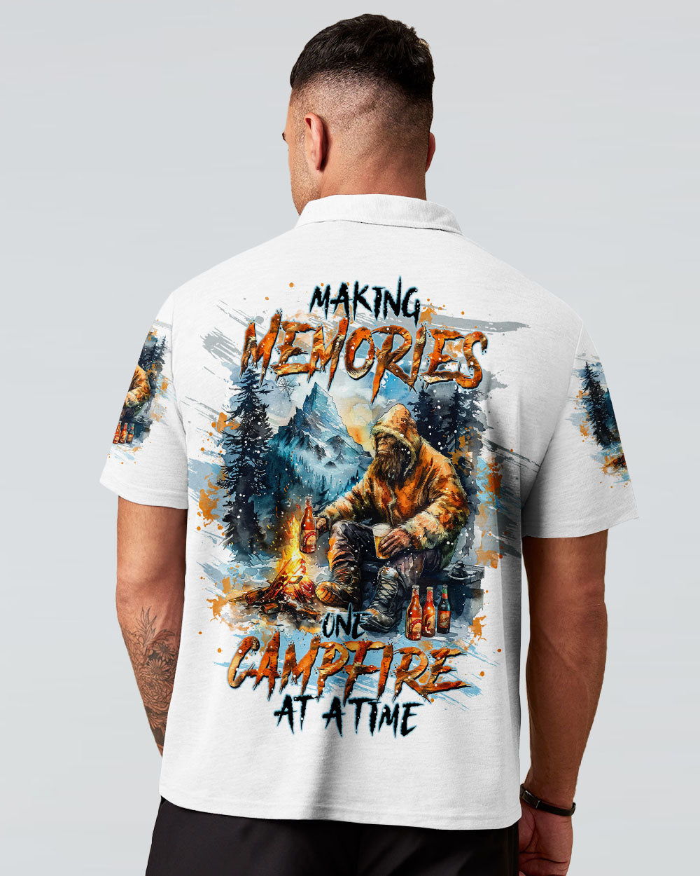 BLISSCORNERS MAKING MEMORIES ONE CAMPFIRE AT A TIME BIGFOOT  ALL OVER PRINT