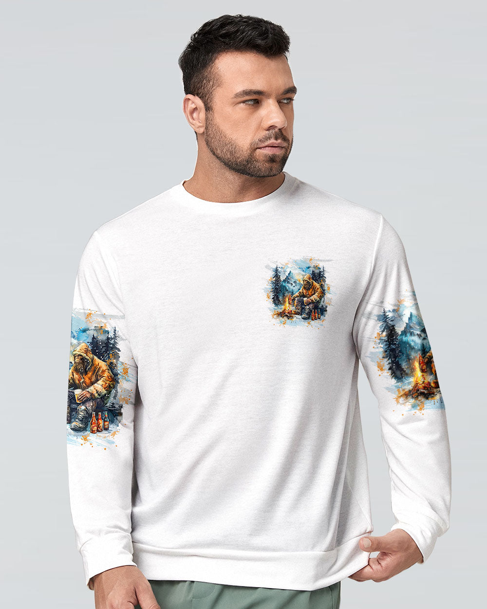BLISSCORNERS MAKING MEMORIES ONE CAMPFIRE AT A TIME BIGFOOT  ALL OVER PRINT