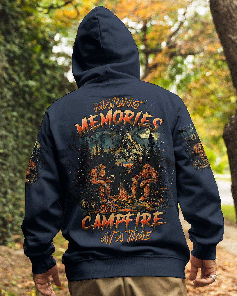 BLISSCORNERS MAKING MEMORIES ONE CAMPFIRE AT A TIME BIGFOOT  ALL OVER PRINT