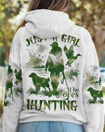 BLISSCORNERS JUST A GIRL WHO LOVES HUNTING ALL OVER PRINT