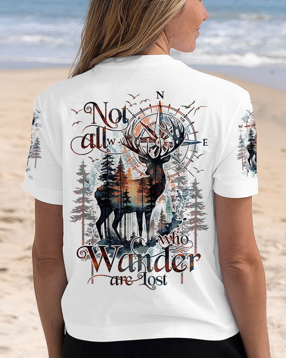 BLISSCORNERS NOT ALL WHO WANDER ARE LOST ALL OVER PRINT
