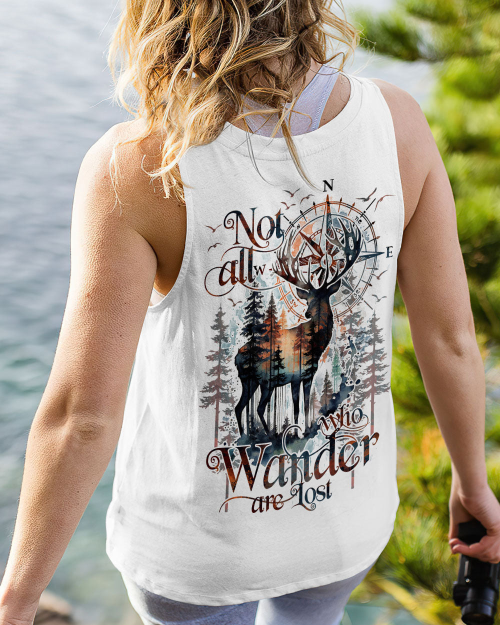 BLISSCORNERS NOT ALL WHO WANDER ARE LOST ALL OVER PRINT